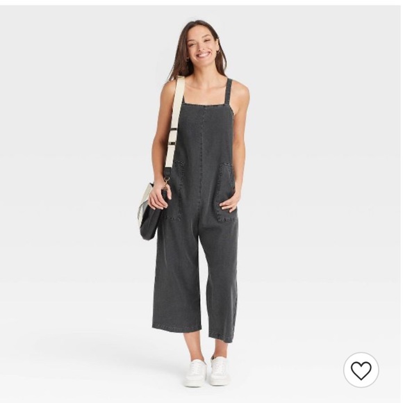 Uniqlo Pants & Jumpsuits Uniqlo Grey Jumpsuit With Pockets Poshmark